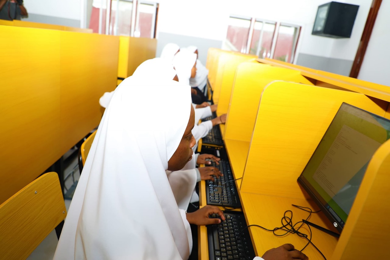 Lumumba Secondary School digital lab setup in Zanzibar